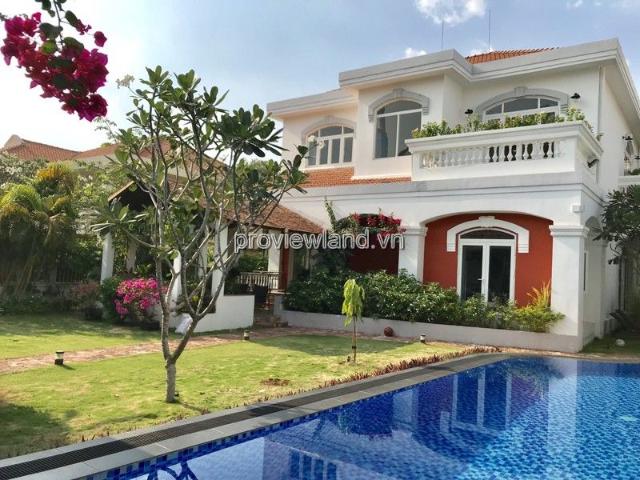 Cho thuê biệt thự Thảo Điền, khu dân cư yên tĩnh, 813m2, ngang 19m, hồ bơi + sân vườn