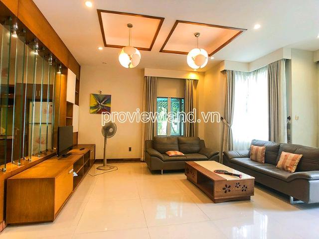 Cho thuê biệt thự Villa Park Quận 9 với 4 tầng 4 phòng ngủ đã có nội thất