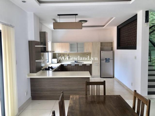 Cho thuê biệt thự 1 trệt 2 lầu 580m2 nhà mới có thang máy riêng tại An Phú Q.2