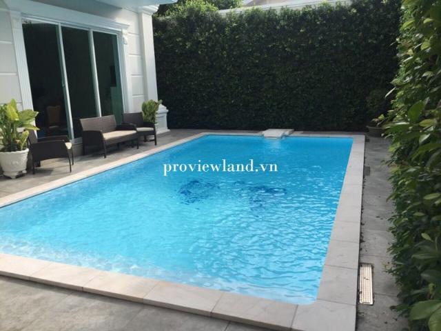 Cho thuê BT 1 trệt 2 lầu 400m2 có hồ bơi tại đường Nguyễn Văn Hưởng Q2