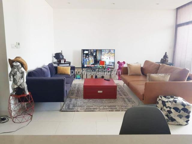 Cho thuê căn City Garden tòa P1 tầng thấp 3 phòng ngủ không nội thất chỉ có đồ điện