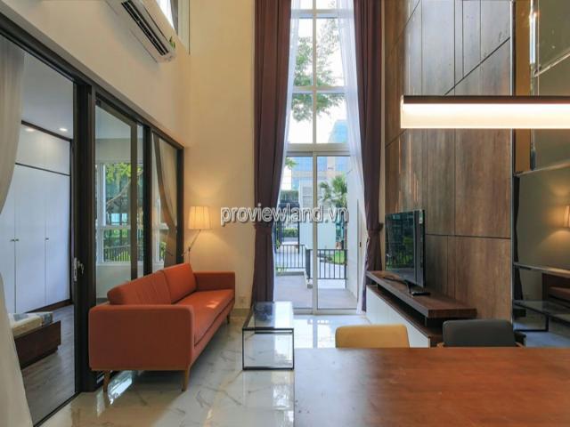 Cho thuê căn Duplex Vista Verde sân vườn 2pn full nội thất