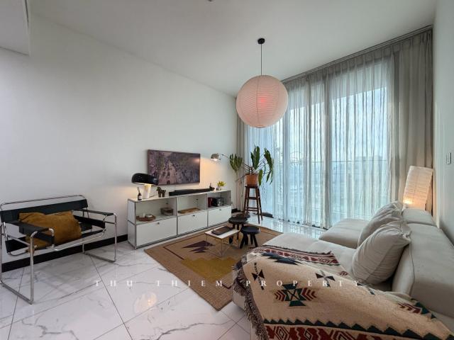 CHO THUÊ CĂN HỘ 2 PHÒNG NGỦ EMPIRE CITY FULL NỘI THẤT CAO CẤP SOFA CHỮ L
