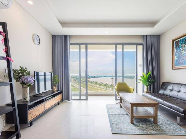 CHO THUÊ CĂN HỘ 2PN TẠI DIAMOND ISLAND: FULL NỘI THẤT CAO CẤP, TẦNG THẤP, SỞ HỮU BAN CÔNG THOÁNG MÁT CÙNG TẦM NHÌN SÔNG THO