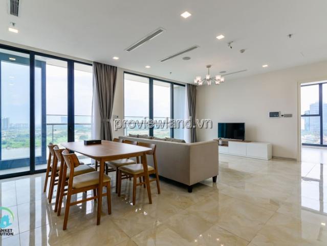 Cho thuê căn hộ 3 phòng ngủ Aquaa 4 Vinhomes Golden River full nội thất