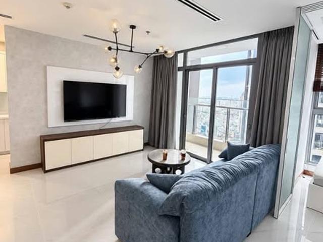CHO THUÊ CĂN HỘ 3PN TÒA PARK 1, VINHOMES CENTRAL PARK: FULL NỘI THẤT, BAN CÔNG RỘNG, THIẾT KẾ HIỆN ĐẠI NGẬP TRÀN ÁNH SÁNG TỰ NHIÊN