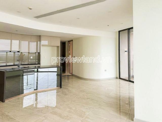 Cho thuê căn hộ tầng cao tại Thảo Điền Green với 3pn không nội thất view sông