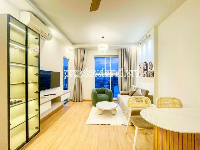 Cho thuê căn hộ Thủ Thiêm Sky tháp B căn góc với 2 phòng ngủ nội thất đầy đủ