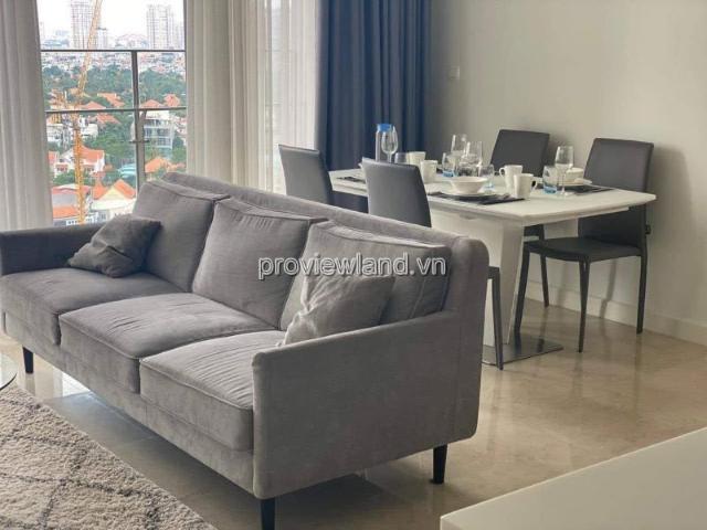 Cho thuê căn hộ The Nassim tầng cao 2 phòng ngủ view sông nội thất đầy đủ