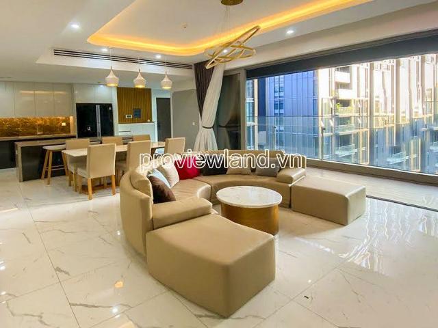 Cho thuê căn hộ Empire city Thủ Thiêm căn góc 3pn tầng thấp nội thất sang trọng