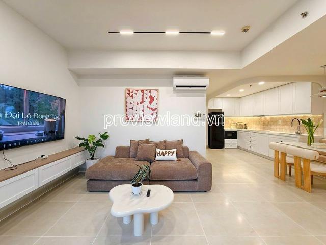 Cho thuê căn hộ Masteri Thảo Điền tháp T3 với 2 phòng ngủ nội thất đầy đủ view sông
