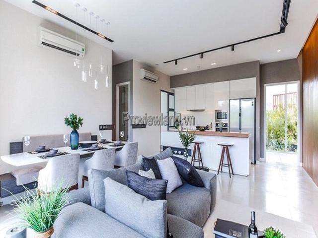 Cho thuê căn hộ Palm Heights 3 phòng ngủ nội thất sang trọng view sông