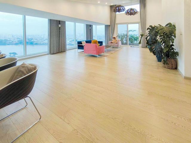 Cho thuê căn hộ Penthouse tại River Garden tháp B gồm 4 phòng ngủ nội thất đầy đủ view đẹp