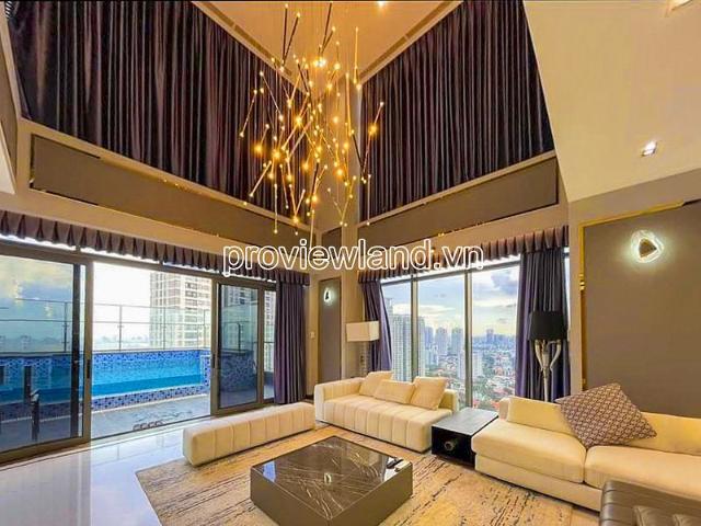 Cho thuê căn hộ penthouse The Nassim, 2 tầng + áp mái, gồm 4PN 4WC, sân vườn rộng