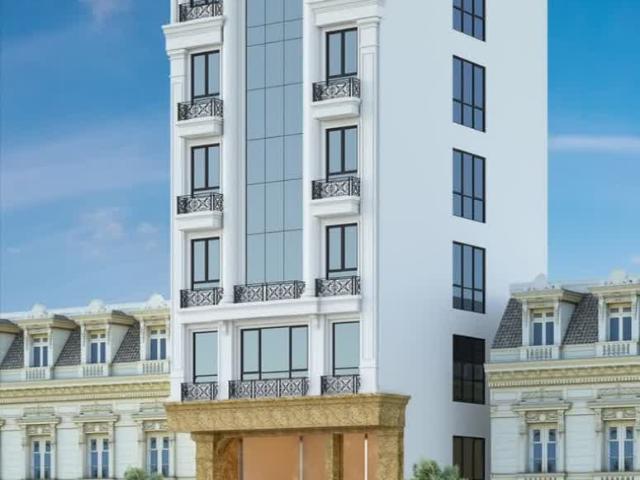 Cho Thuê gấp tòa nhà VP 9 tầng mặt Phố Quan Hoa Nguyễn Khánh Toàn DT 190m2. Giá 13
