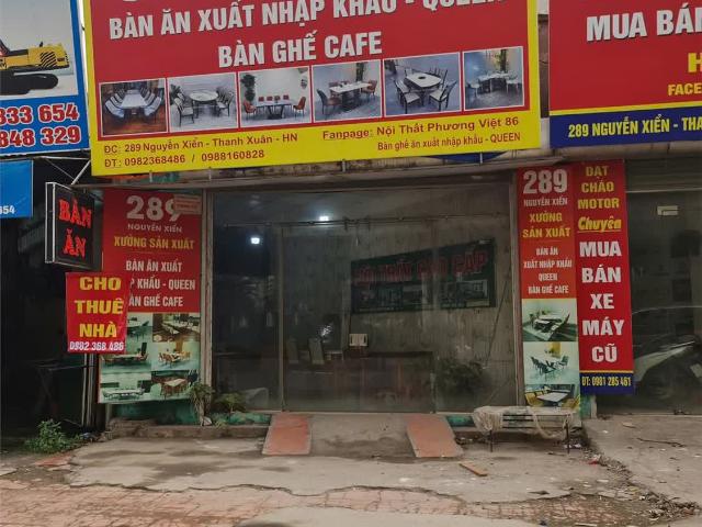 Cho thuê nhà 1 tầng mặt phố Nguyễn Xiển, Thanh Xuân 88m2 mt 4m