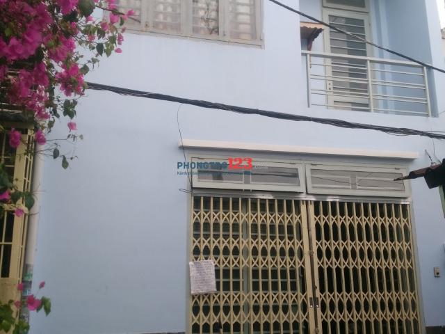 Cho thuê nhà nguyên căn 1 lầu đường 24, P. Tam Phú