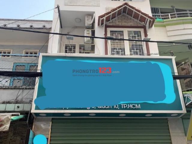 Cho thuê nhà nguyên căn 2 lầu 4x10 mặt tiền 661 Bà Hạt, P. 6, Q. 10. LH Ms Trâm
