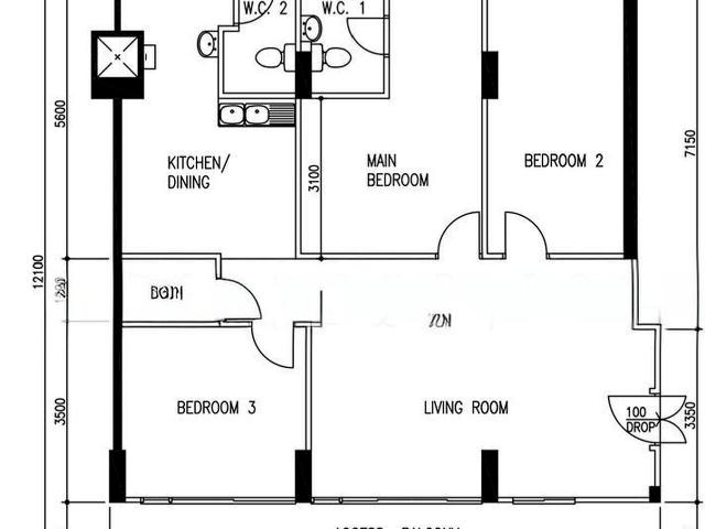 Choa Chu Kang Central Choa Chu Kang, HDB 4 Rooms