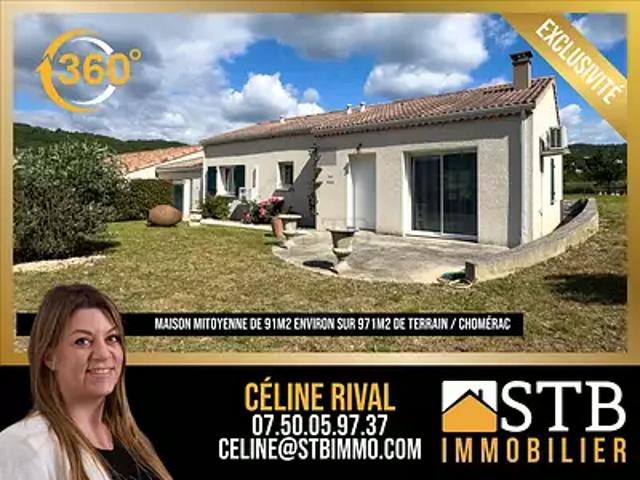 Chomérac 07210 Achat / Vente maison 5 pièces t5
