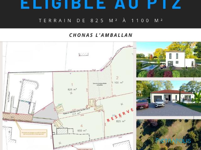 Chonas l'Amballan Vente Terrain 38