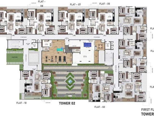MSR Passion Square,Choodasandra 2 BHK Apartment For Sale Bangalore