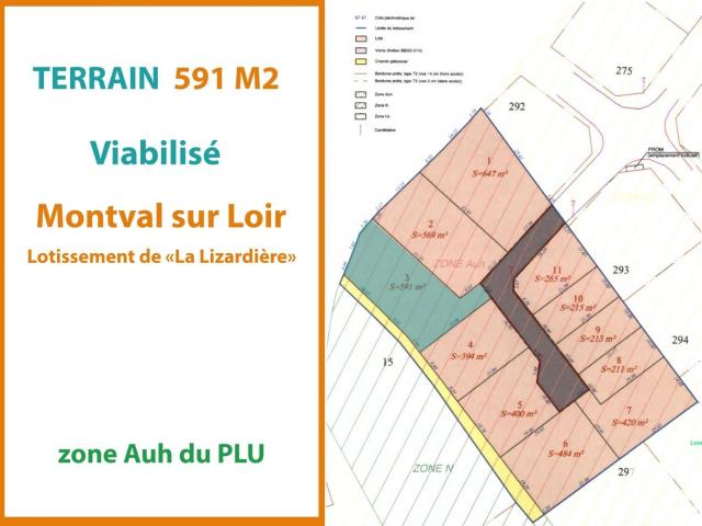 Château du Loir Vente Terrain 72