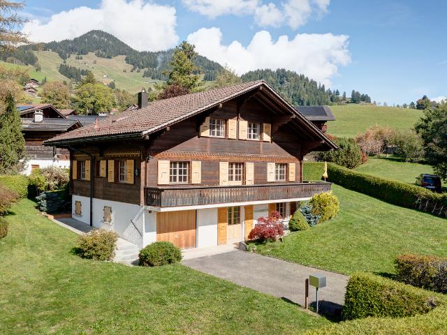 Château d'OEx – Typisches Chalet mit großem Garten