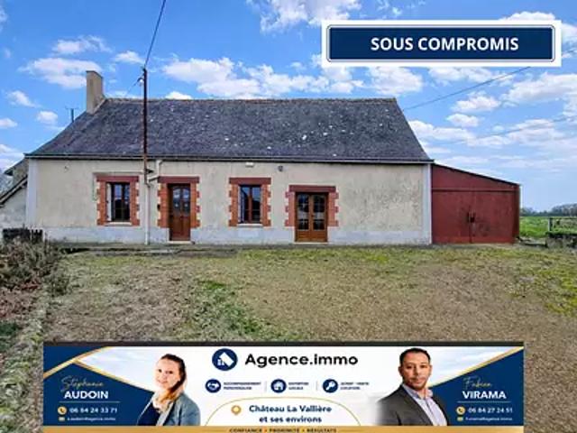 Braye sur Maulne 37330 Achat / Vente maison 2 pièces t2