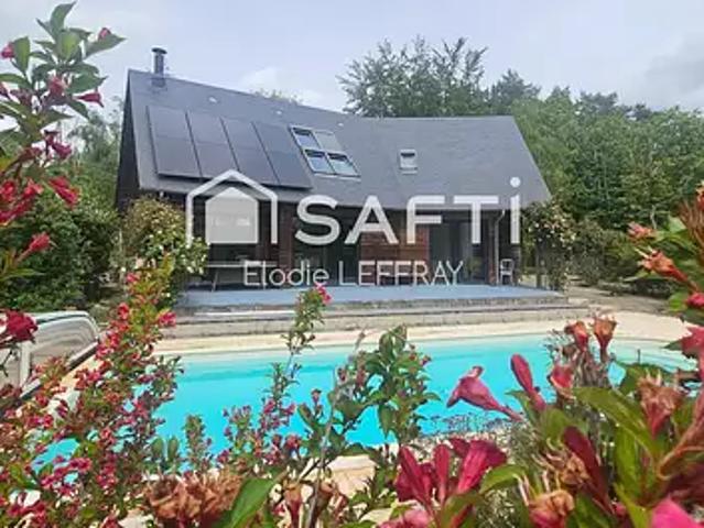 Château l'Hermitage 72510 Achat / Vente maison 5 pièces t5 piscine terrasse