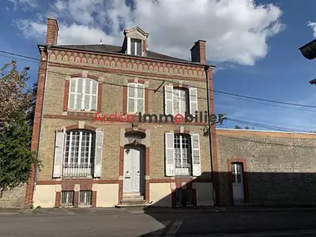 Château Porcien 08360 Achat / Vente maison 7 pièces t7 cave