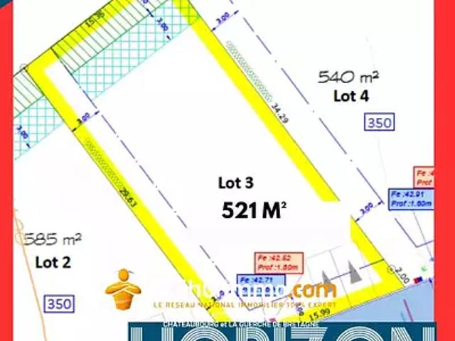 Châteaubourg 35220 Achat / Vente terrain