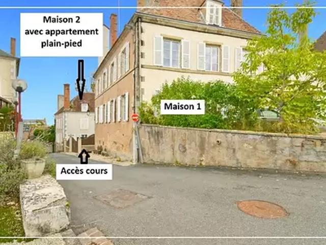 Châteaumeillant 18370 Achat / Vente maison 10 pièces t10 jardin terrasse