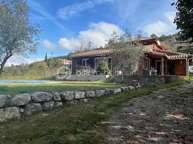 Châteauneuf de Bordette 26110 Achat / Vente maison 7 pièces t7 piscine terrasse