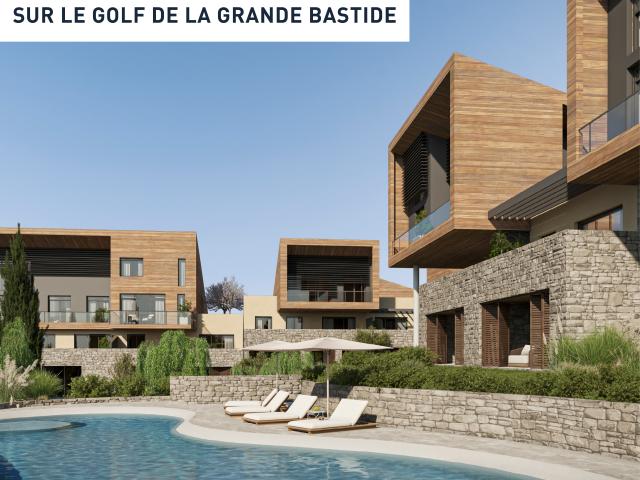 Châteauneuf de Grasse – 4P Duplex avec grand terrasse – Résidence neuve face au golf
