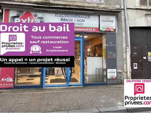 CHATEAUNEUF SUR LOIRE CESSION DE BAIL, LOCAL COMMERCIAL