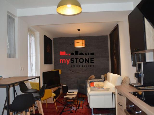 CHATILLON SUR CHALARONNE – Appartement T3 Meublé 3 pièces 2 chambres 52.50m² habitables + terrasse