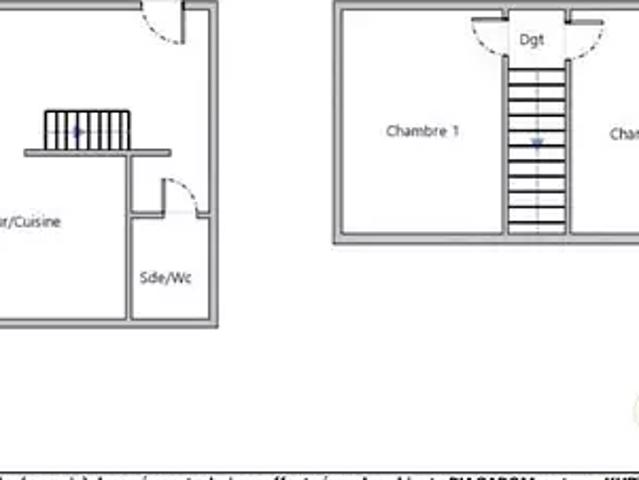 Chaumes en Brie 77390 Achat / Vente maison 4 pièces t4 au dernier étage balcon