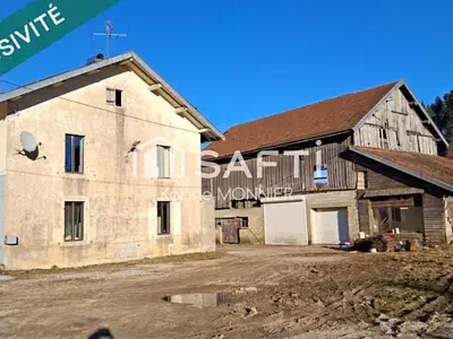 Chaux des Crotenay 39150 Achat / Vente maison 5 pièces t5 parking