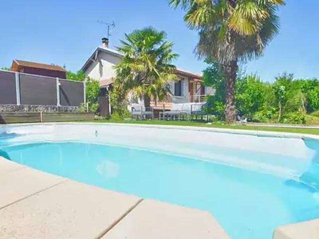 Chazay d'Azergues 69380 Achat / Vente maison 5 pièces t5 au dernier étage piscine