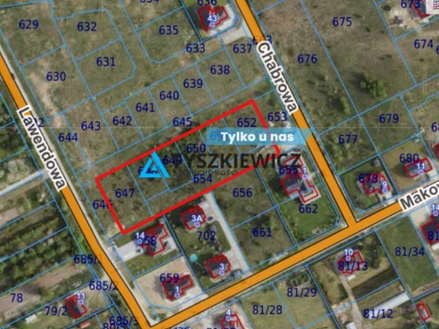 Lawendowa 3 755 m², Słupsk