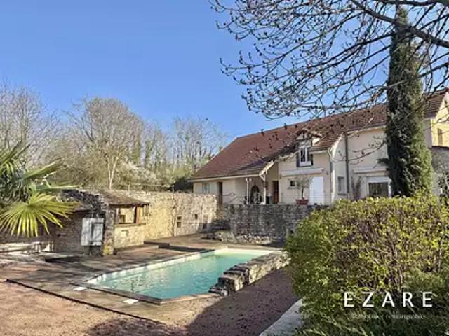 Chagny 71150 Achat / Vente maison 7 pièces t7 piscine terrasse