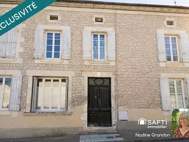 Chalais 16210 Achat / Vente maison 5 pièces t5 parking