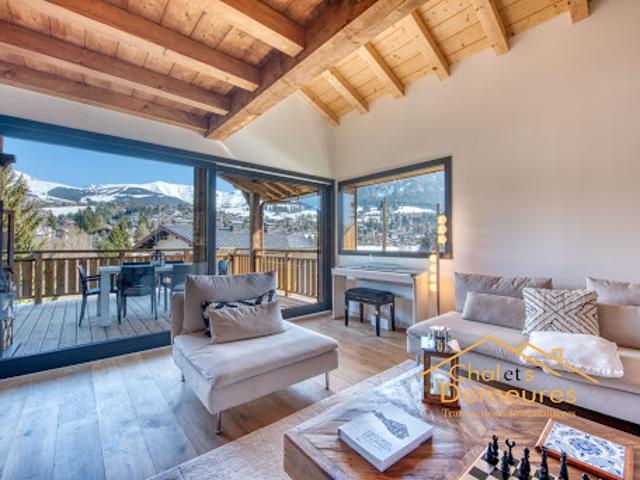 Chalet avec vue panoramique et terrasse