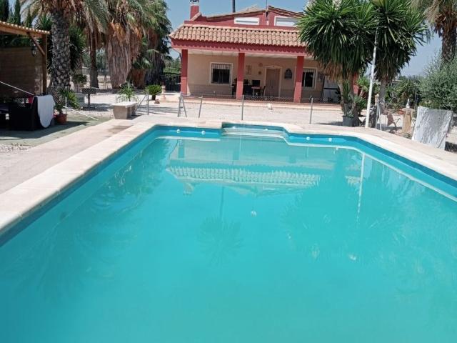 CHALET CON PISCINA EN PARTIDA DE ALGODA, ELCHE