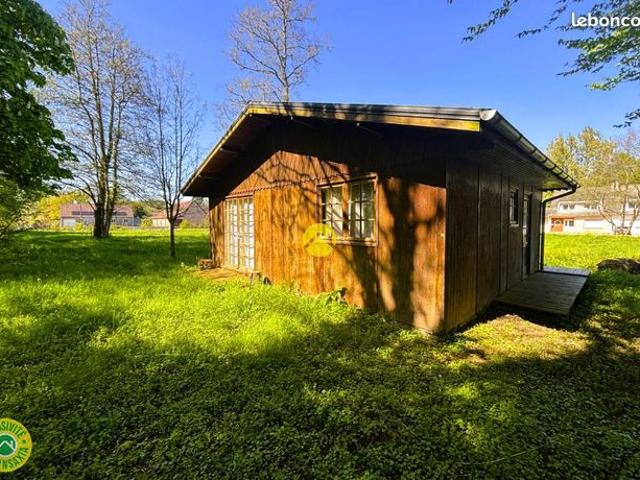 Chalet avec terrain constuctible