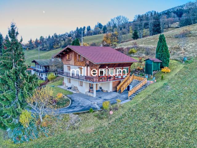 Chalet avec vue imprenable sur la Vallée de l'Arve | dreamo. Ch