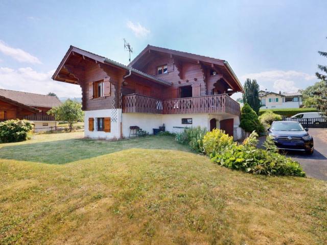 Chalet avec vue lac, au calme, à 5 min à pied du centre Sa. 120m² Saint Paul en Chablais