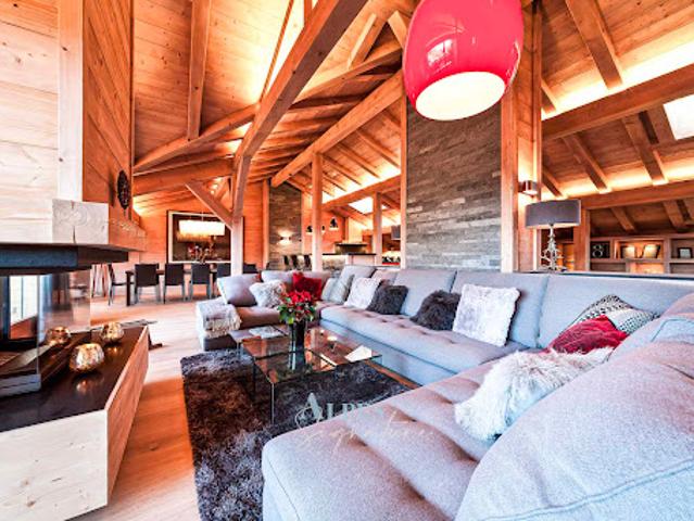 Chalet avec vue panoramique et terrasse