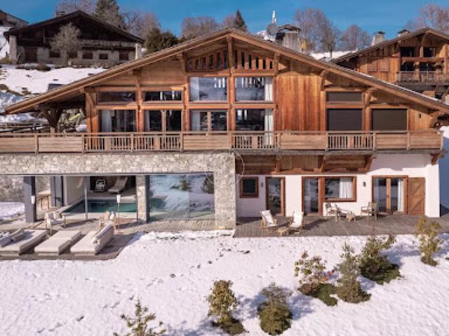 Chalet avec vue panoramique et terrasse